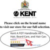 Kent 12T All Coarse Hair Detangling Comb Wide Teeth Pocket