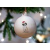 Image Industry St Bernard Ceramic Bauble - Tree Decoration -
