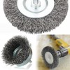 KJKVIVH 8 Piece Wire Brush Wheel Cup Brush Set 1/4Inch