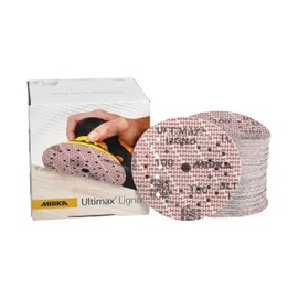 Mirka Ultimax Ligno Ø 125mm sanding discs Velcro Multifit/grit 100/100 pieces/multi-perforation/for sanding wooden surfaces