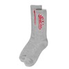 Wigo Logo Design Socks (R) Women's, pattern 14, 25.0-27.0 cm