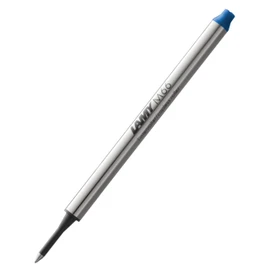 LAMY M66 Rollerball Pen Refills Set of 4 821 Metal in Blue for Lamy Rollerball Pen without Cap - Line Width Wide