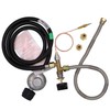 METER STAR Propane Fire Pit/Fireplace Parts Gas Control Valve System