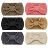 DRESHOW Pack of 6 Women's Winter Crochet Headbands, Knitted Headband,