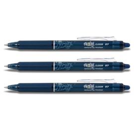 Pilot FriXion Clicker 0.7 Set of 3 Blue / Black