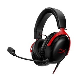 HyperX Cloud III - Rojo Audífonos para Juegos con Cable (Reacondicionado)