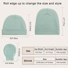 DRESHOW Newborn Baby Hats and Mittens Set, 4 Pcs Baby