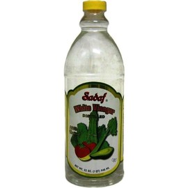 Sadaf Vinegar White Distilled, 32-ounces (Pack of 6)