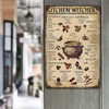 TRITXIY Kitchen Witchery Poster,Tin Signs 1 Pieces Reproduced Vintage, Retro