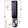 HolsterSmith Universal Metal Belt Clips for Holster Making - (ARC