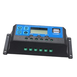 20A 12V / 24V Solar Charge Controller PWM Intelligent Regulator With USB 5V 2.5A