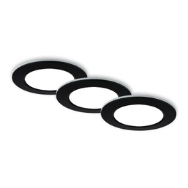 BRILONER - Set of 3 Bathroom Recessed Spotlights LED with Remote Control, Adjustable from Warm White to Cold White, Dimmable, LED Spotlights, Ceiling Spots, Spotlights, Recessed Spots, Recessed Spots,