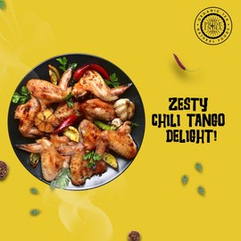 PACK of 6 - Lemon Chili Pepper 2.3 oz (65 gm) w/Convenient Dual Sifter Cap Spicy Citrusy Taste |For Grilling Sauteing Dressing Marinades Chicken| Non-Bioengineered Vegan Gluten Free by Pride of India