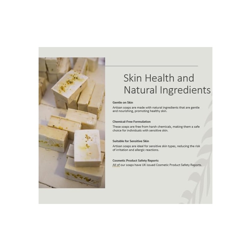 Hademade Coconut and Shea Butter Artisan Soap with Essential oil.