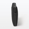 MUJI OHH68A4A Freely Combinable Storage Case, Rectangular, Thin, Large, Black,