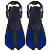 1 Pair Adjustable Swimming Fins TPR Open Heel Long Diving