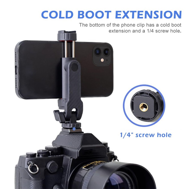 2 Pieces Stabilizer Smartphone with Key Adjustable Adapter for Mounting