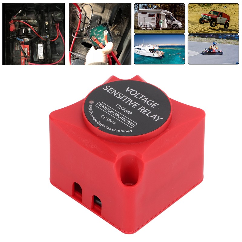 Dual Battery Smart Isolator VSR Voltage Sensitive Relay for Car