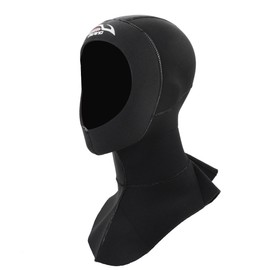Buceo, capucha protectora de neopreno de 3 mm para buceo, capucha para buceo, esn¨®rquel, surf (L-negro)