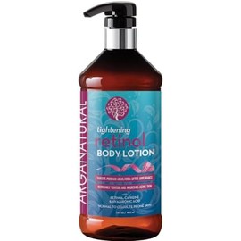 Arganatural Loción Corporal Con Retinol, Vitamina E Y Colágeno Crema Reafirmante, Tonificante Y Antiedad. Loción Corporal Todo En Uno Para Mujeres.
