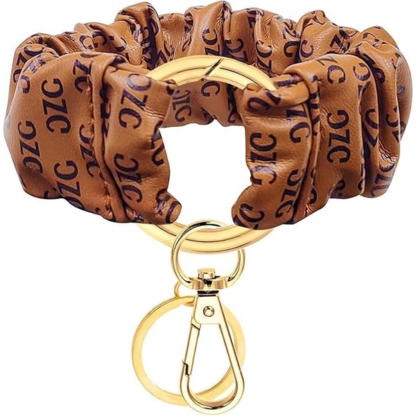 Huxolynifty Scrunchie Keychain Wristlet, 1 Pcs Scrunchie Wristlet Keychain for