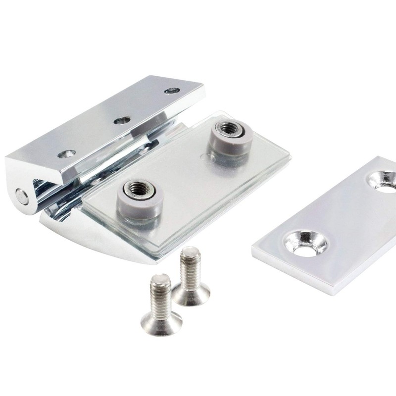 Di Vapor (R) 90 Degree Wall Mounted Shower Door Glass