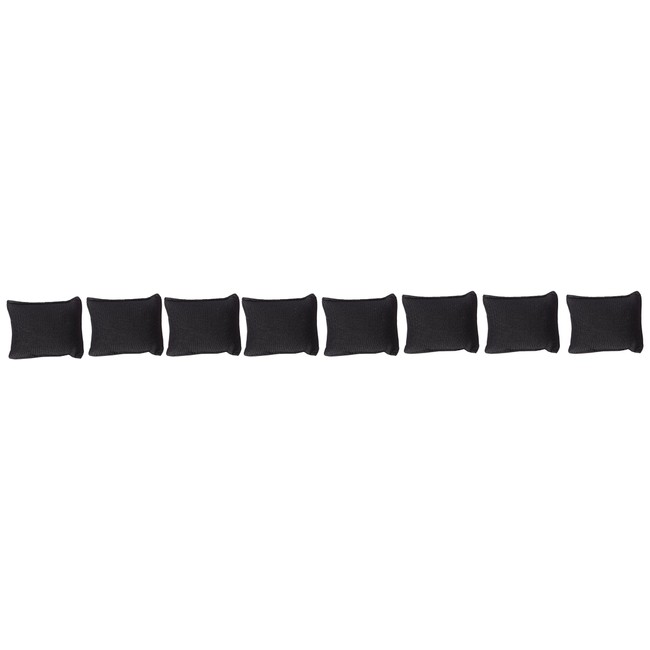 Abilitations - 1387609 Weight Pack for Weighted Vests, 4 Pounds, Black, Pack of 8