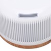 300ml Wood Grain Humidifier Aromatherapy Diffuser Humidifier with 7 LED
