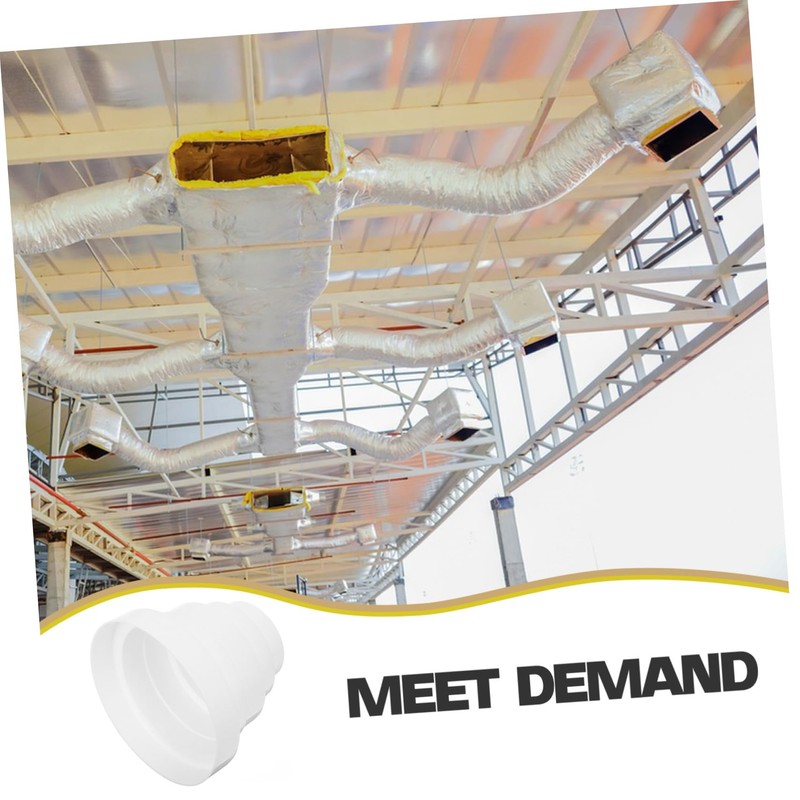 COHEALI Dryer Duct Connector PVC Reducer Inline Adapter for Hvac