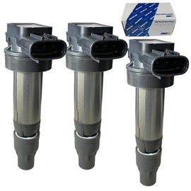 GzYcsFocusqp 【3-Piece Set】 33400−76G21 Ignition Coil for Suzuki・Mazda Compatible with Every Wagon, Wagon R, Alto, Kei, Carry, MR Wagon, Jimny, Moco, Palette, etc. 1A12-18-100 33400−76G2