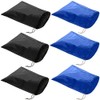 FASYACO 6 Pack Waterproof Nylon Shoe Bags Travel Bags for
