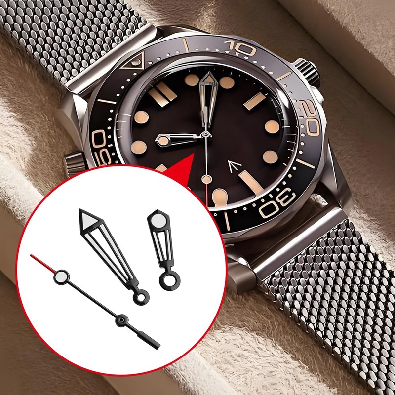 HiCycle2 Luminous watch Hands Replacement for Omega Seamaster 300 2824/8215
