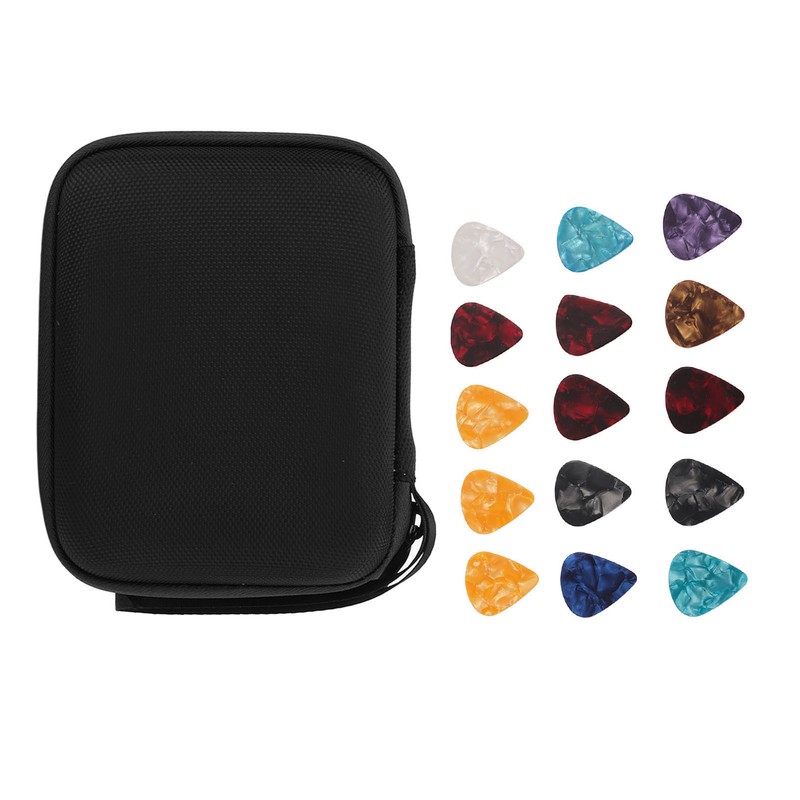 Guitar Pick Bag Set Large Space Waterproof Good Protection EVA