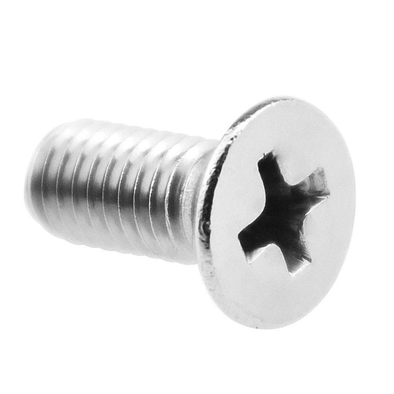 NOTRICKT MS-018 M5x12 Cross Hole Countersunk Machine Screw, Stainless Steel,