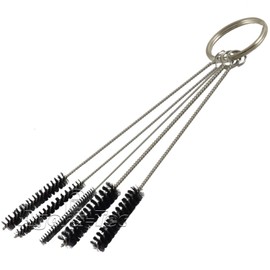 Agora-Tec Airbrush Clean Brush AT-ACB-01, 5 Different Brushes for Cleaning Airbrush Guns