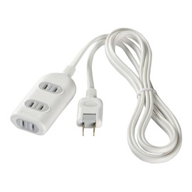 BUFFALO BSTAPST2320WH 2 Pin Power Strip 3 Pack Standard 2m White