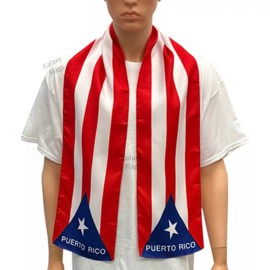 Unbranded Puerto Rico Scarf / Puerto Rico Flag Scarf / Puerto Rico Scarves