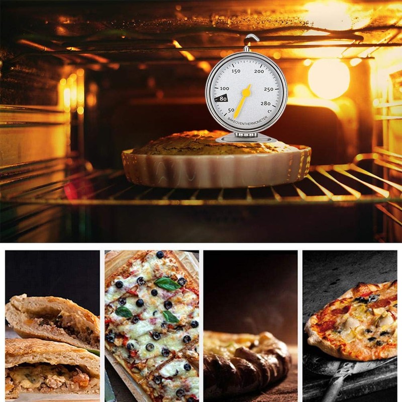 Stainless Steel Oven Thermometer Instant Reading Large Dial Bake Oven