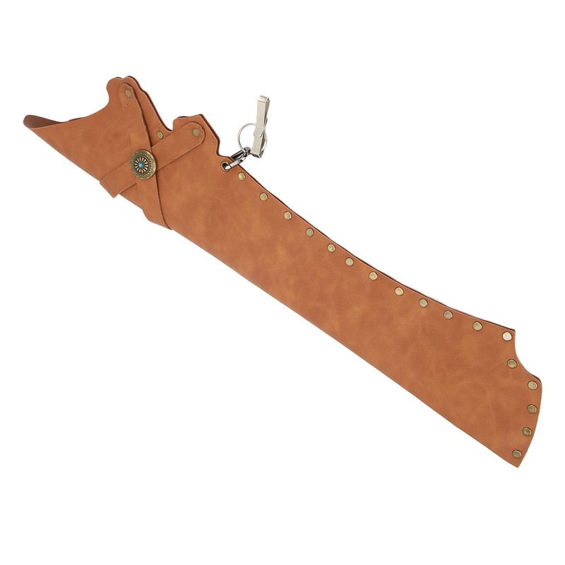 Archery Back Arrow Quiver Holder Waist Mounted PU Arrow Storage