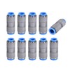 sourcing map Straight Push to Connector Reducer Fitting 10mm to