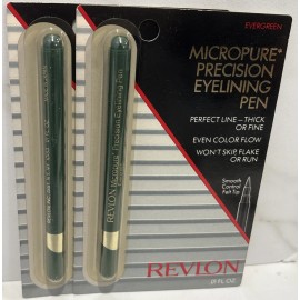 Revlon 2 Revlon Micropure Precision Eyelining Pen Eyeliner - Evergreen - 0.01 oz