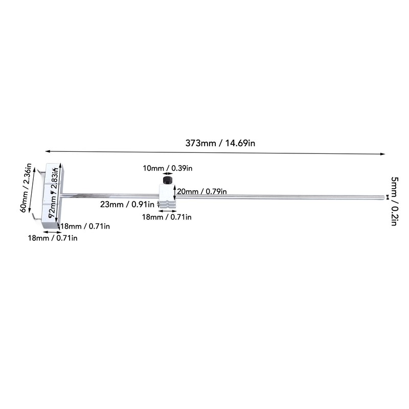 Guitar Code Rangefinder Range Finder Metal Chord Length Positioning Installation
