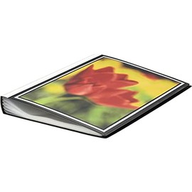 View A4 mit 100 Hüllen und Taschen vorne schwarz