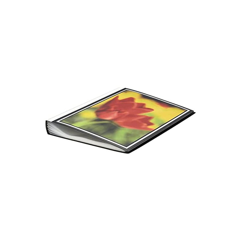 View A4 mit 100 Hüllen und Taschen vorne schwarz