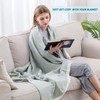 SE SOFTEXLY Cotton Muslin Blankets 4-Layer Linen Texture Blankets for
