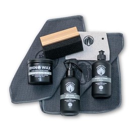 Rhino Wax Soapstone Ultimate Care Kit - Includes Stone Spray Cleaner, Soap-Stone Oil, Wax, Scraper, Large Applicator, 3 Microfiber Cloths - Complete Protection for Stone Surfaces - Made in USA