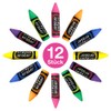 12 x Children's Erasers in Pen Shape, Ideal for Back