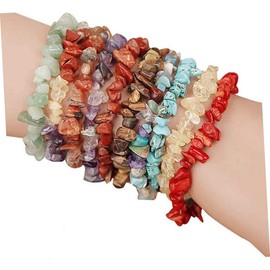 OHPHCALL 1 Set DIY Jewelry Accessories Box Chic Stone Beads for Jewelry Making Supplies for Bracelets Necklaces and Earrings for Craft Lovers