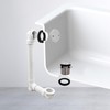 Westbrass D4932-26 1-1/2" x 12" Bath Waste & Overflow Assembly