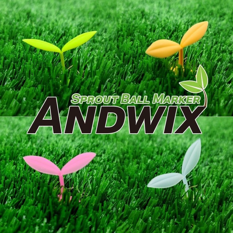 ANDWICKS 볼마커 앤드윅스 골프볼마커 자석 클립세트 마크 새싹 공마커 Ball